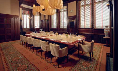 Plate zaal in Hotel New York