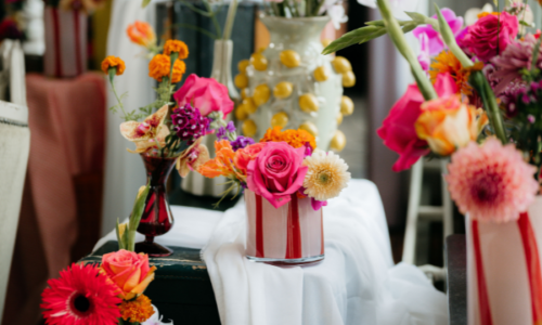 Boeketten, verschillende soorten met mooie bloemen